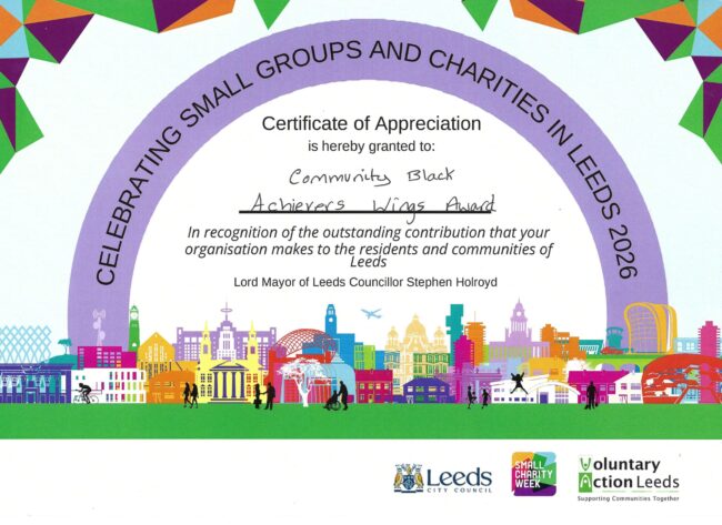 BAWA – Certificate of Appreciation